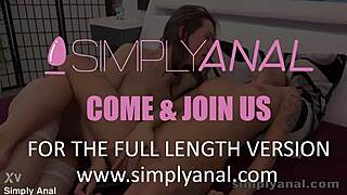 you two lesbians gape asses with toys before rimjobs and ass to mouth fun