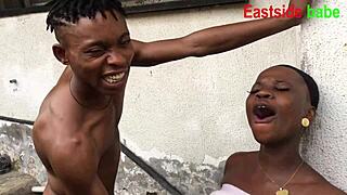 Landlord's Daughter Demands Outdoor Hardcore Banging with Ebony BBC and Chubby Milf