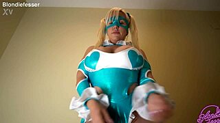 Rainbow Mika Dirty Talks Striptease Bent Over Huge Tits Blonde Fesser Doggystyle