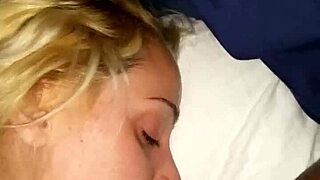 Huge Cum Blast In Sexy Latina's Hungry Mouth