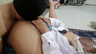 lick stepsis wet pussy till she orgasms hard begging more