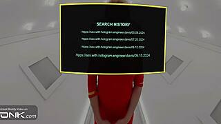 hot blonde commander in star trek cosplay parody gets ass fucked deep with gaping anal creampie vr conk