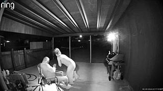 Wife bent over outdoor for public creampie deepthroat suck