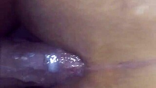 Ready for this wet ebony BBW's creamy anal pounding?