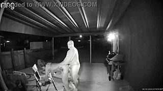 Wife bent over outdoor for public creampie deepthroat suck