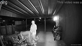 Wife bent over outdoor for public creampie deepthroat suck