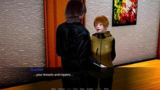 Asian girl plays on night train with small tits tease