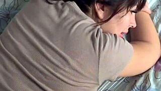 wanna creampie your ex's hot latina friend after she bends over and masturbates?