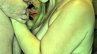 How does preggo milf suck monster cock flashing those big nipples?