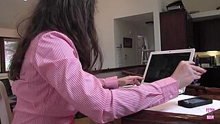 ohh man that brunette with huge tits is fuckin her lesbian friend so good!!