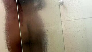 I got tipped just to spy on her taking a hot shower in lingerie