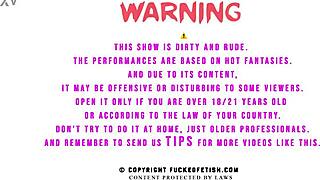 skinny yessica bunny rubs her shaved wet pussy underwater after contractions!