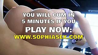 Brianna's Oiled Big Ebony Ass Gets Massaged and Fucked!