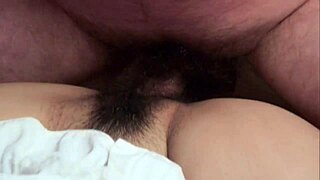 Curvy Japanese babe in fishnets takes deepthroat doggystyle anal fingering pound