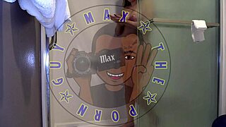 zihna wiyon's super sloppy deepthroat on my big black cock makes me explode huge