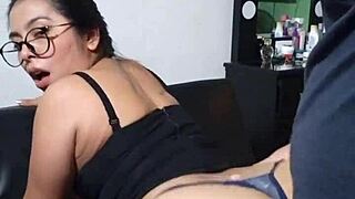 best friend's fiancée bends over for my cock in intense doggy pounding