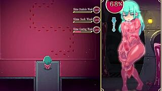 Mage Kanade's Futanari Dungeon Quest Turns Slime Wild with Lactating Milk and Handjob Twists