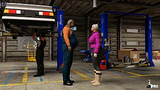 mrs keagan's big ass pounded for free car service before christmas