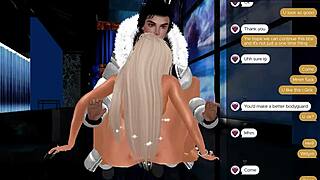 imvu's lianamiller201 cuckolds watching old man pound her ass
