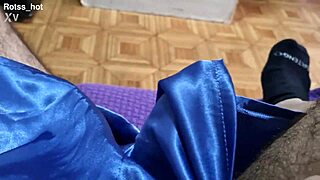 hairy amateur strokes cock as long-haired cfnm strips clothes and shows armpits