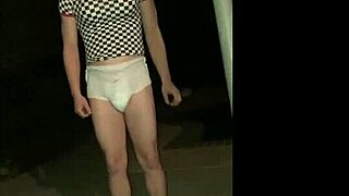 hey neighbor girl caught me in diapers now make me pee myself outside?