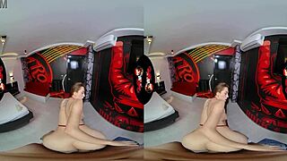 Wow! Pretty VR Latina in Sexy Lingerie Delivers Hot POV Sex!