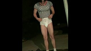 hey neighbor girl caught me in diapers now make me pee myself outside?