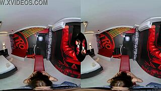 Wow! Pretty VR Latina in Sexy Lingerie Delivers Hot POV Sex!