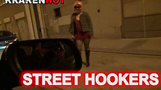 milf drops to knees for outdoor barbecue blowjob