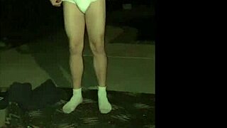 hey neighbor girl caught me in diapers now make me pee myself outside?