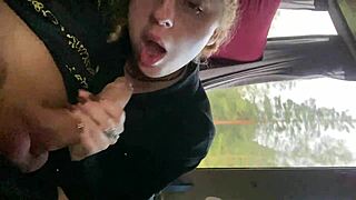 What if getting caught without a bus ticket means deepthroating the inspector's big cock publicly till he cums?