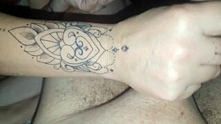 Watch My Redhead Wife's Multiple Blowjobs and Handjobs Ending in Cum Loads