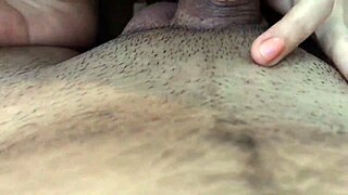 Myanmar girl with natural big boobs kisses dick tries boobjob