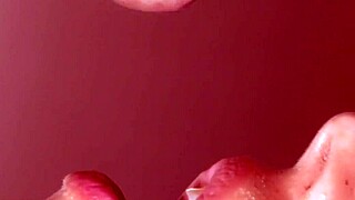 Cheating Japanese wife, suck this cock close up till you swallow every last cum drop?