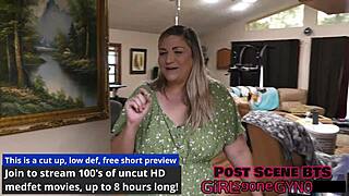 perverted podiatrist ayla aysel dominates with barefoot footjob fetish backstage