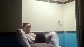 Curvy Colombian milf prostitute fucked doggystyle in motel hairy pussy session