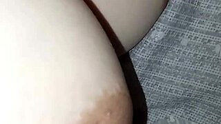 Flashing huge pregnant belly and bare tits in public tease