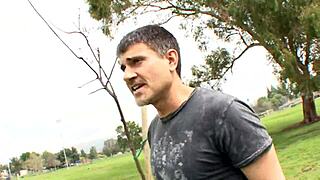 fuck yeah! slamming 18yo brunette milf's gaping ass in fishnets and heels