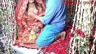 stepmom's dirty talk leads to quick creampie fuck with her indian pussy spread wide