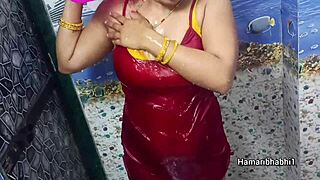 why does your sexy indian bhabhi bathe so teasingly in front of you?