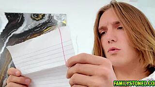 hey stepmom christina sage, your hubby's angel is pounding that milf pussy hard now