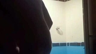 Curvy Colombian milf prostitute fucked doggystyle in motel hairy pussy session