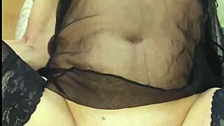 oh god my wife tryin to act in porn ridin cock all awkward like