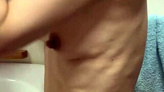 japanese wife's bath nipples harden under tongue and fingers!