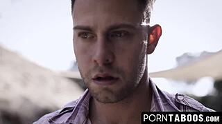 stepsiblings caught sharing monster cock doggystyle in taboo 3some