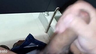 Public Bathroom Jerk Off To Porn