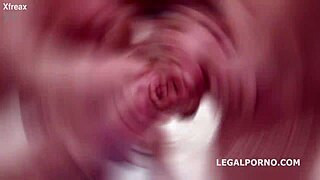 i'm drowned in piss as sindy rose takes 6on1 dap with buttrose swallow