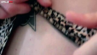 Super Hot Nympho Tori Black Vibrator Play Solo in Kitchen Black Stockings Tease