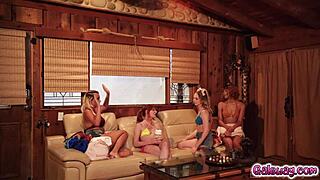 hey lacy lily indica apryl rim each others pussies nonstop