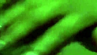 She spreads legs wide fingering wet pussy to intense solo masturbation climax